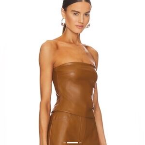 CULTNAKED Killa bandeau in Caramel Top size S